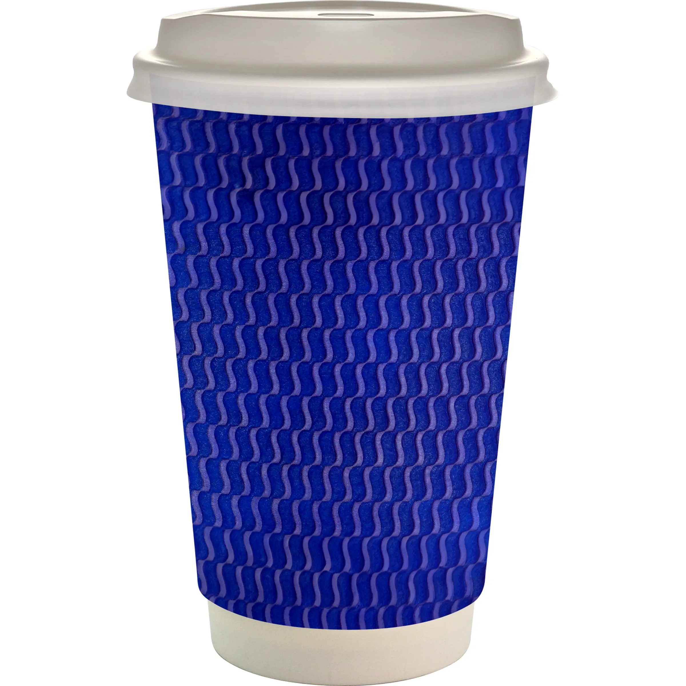 16 oz. Full Color Wave Paper Cup With Lid 3