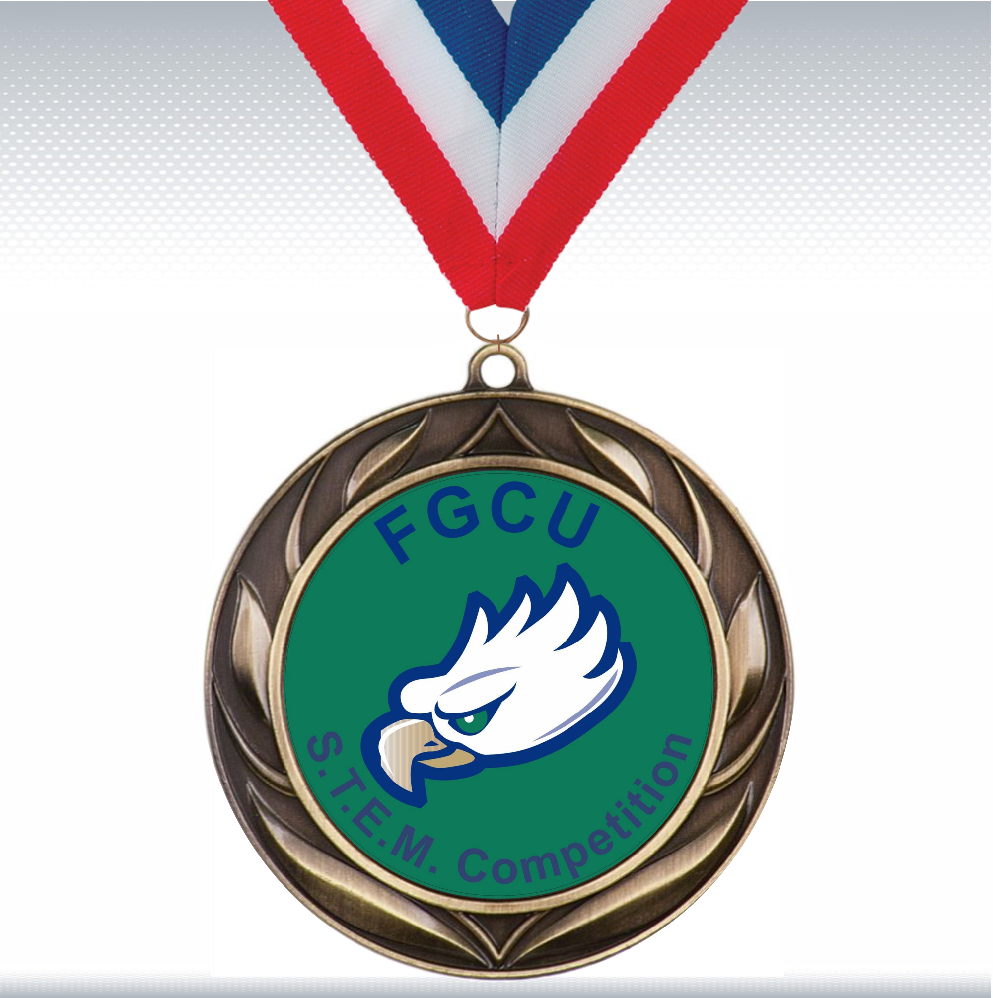 2 3/4" Wreath Medal w/2" Insert 9