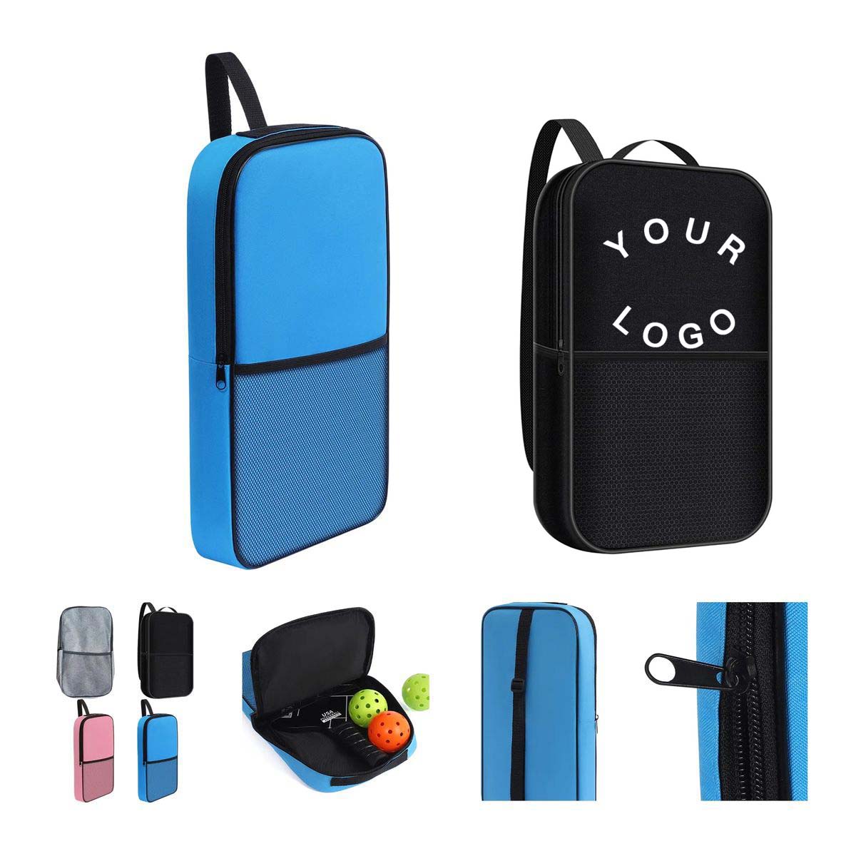 Protective Pickleball Bag with Ball Compartments 4