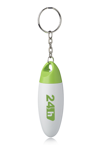 Dallas Plastic Pill Bottle Keychains 1