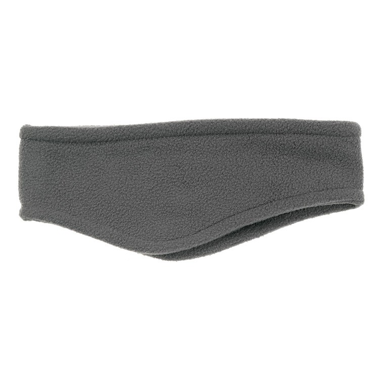 Charcoal Grey Fleece Over-the-Ear Headband 1