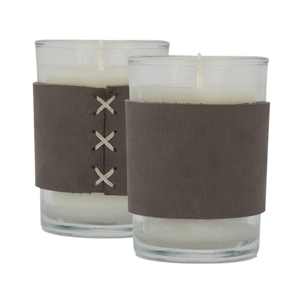 Harper 8 oz. Leather Wrapped Candle 5