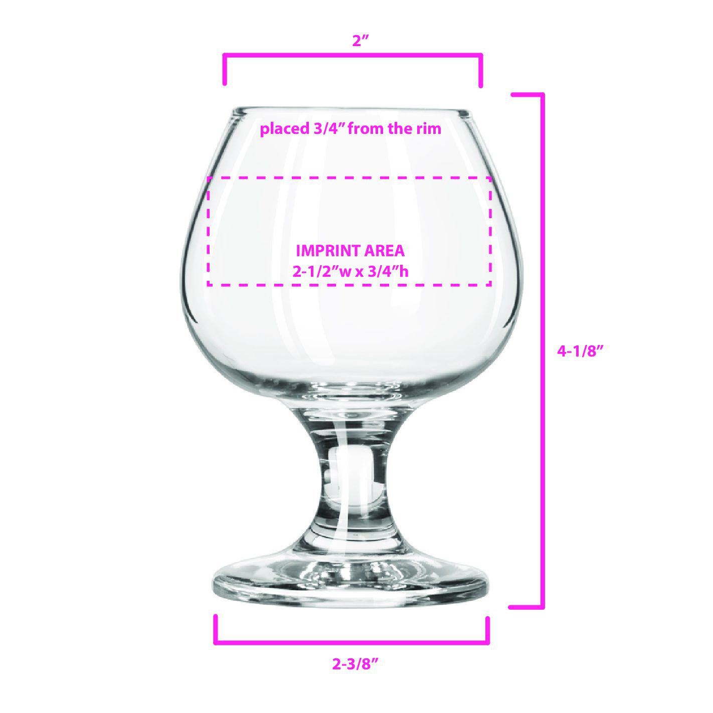 5.5 oz Libbey Embassy Brandy 2