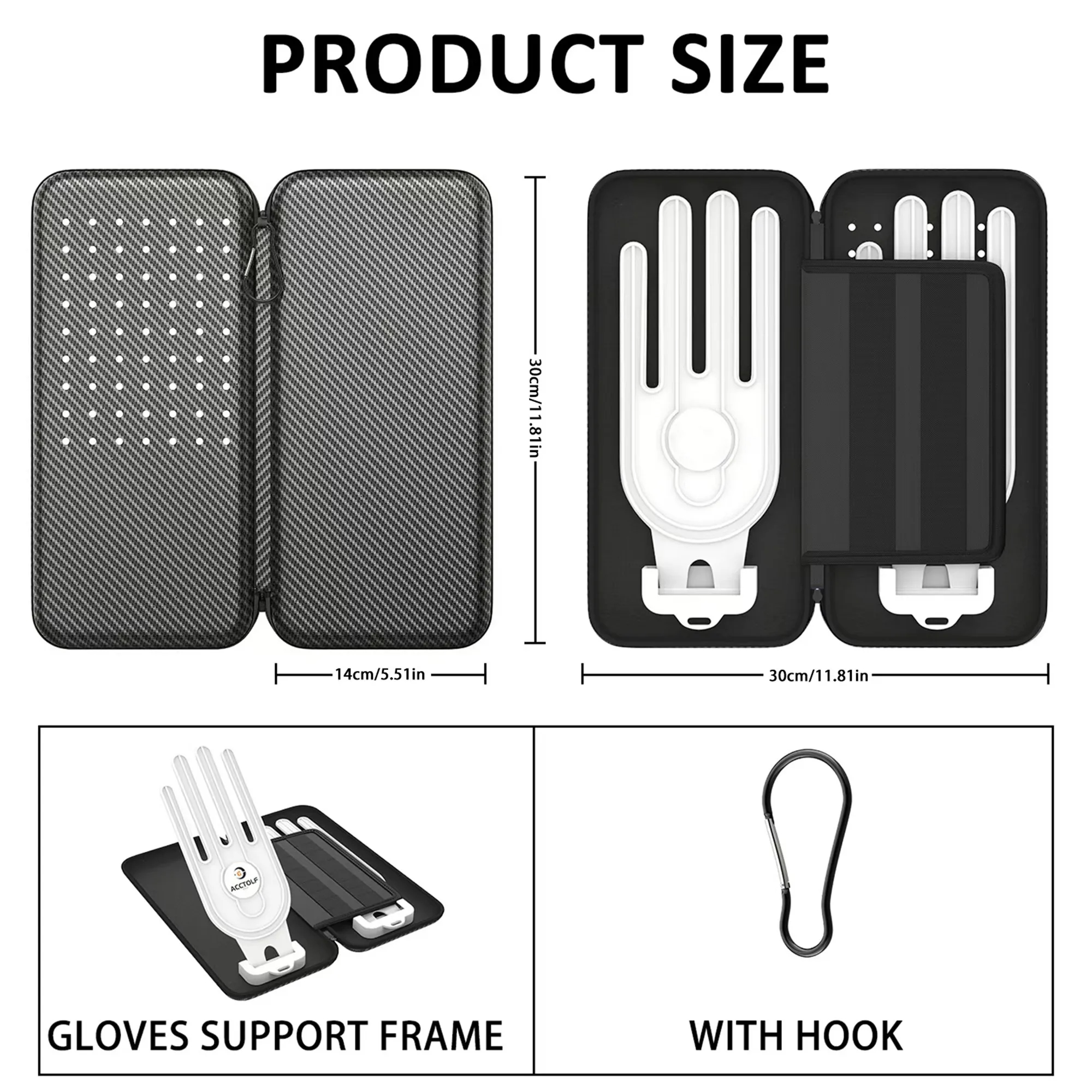 Golf Double Glove Bag With Holder Can Be Customized 1