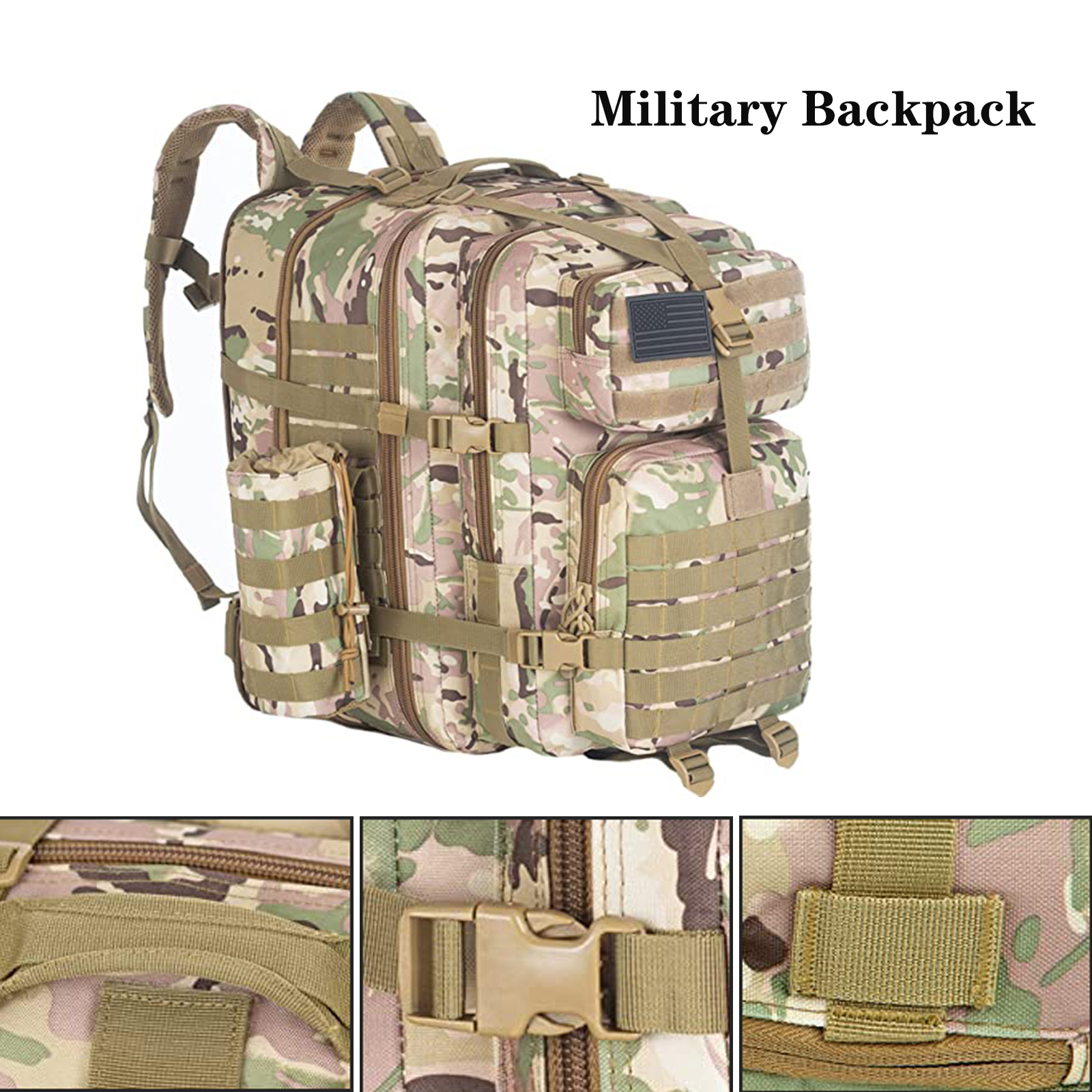 64L Large 3 day Molle Assault Pack