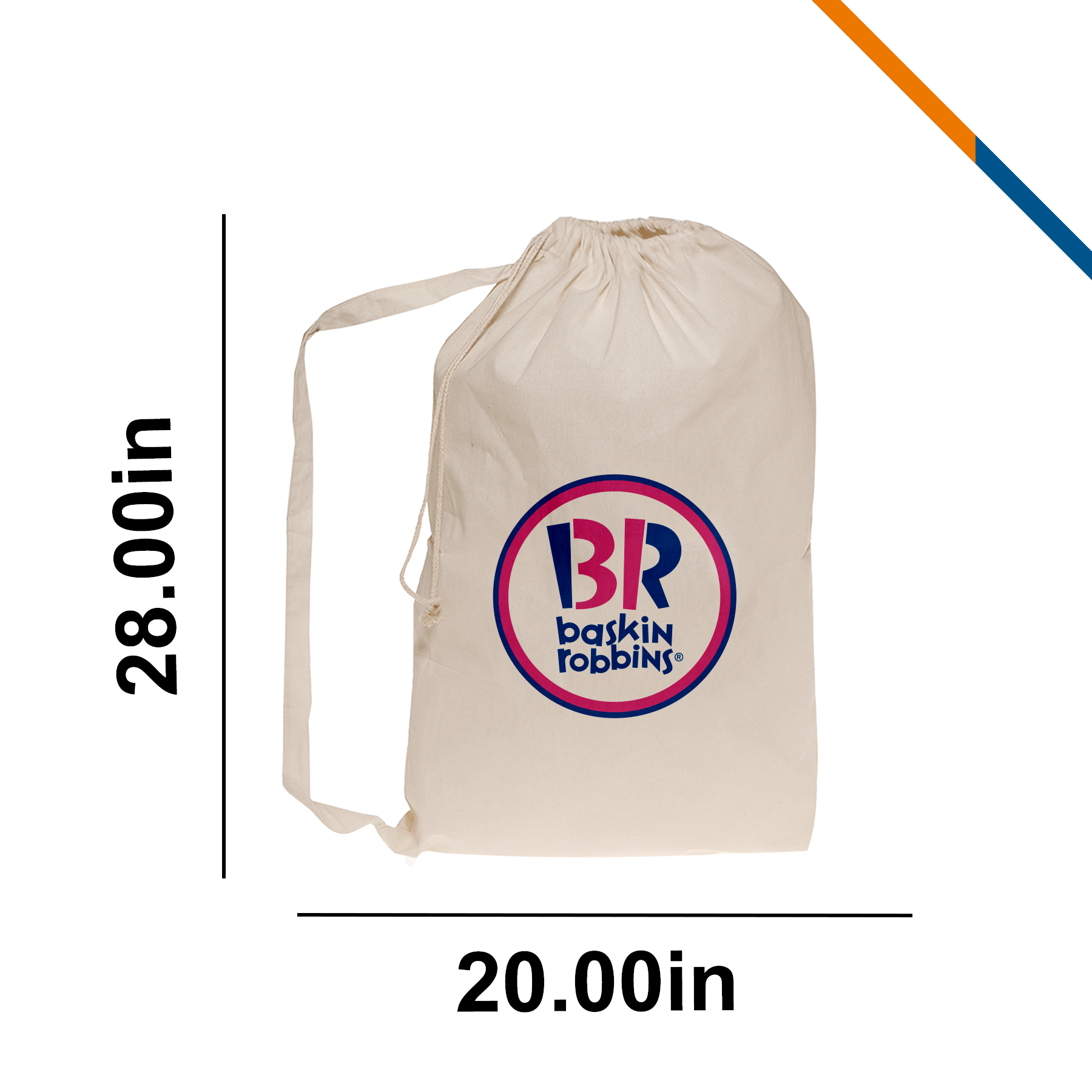 Gladys Cotton Laundry Bags 4