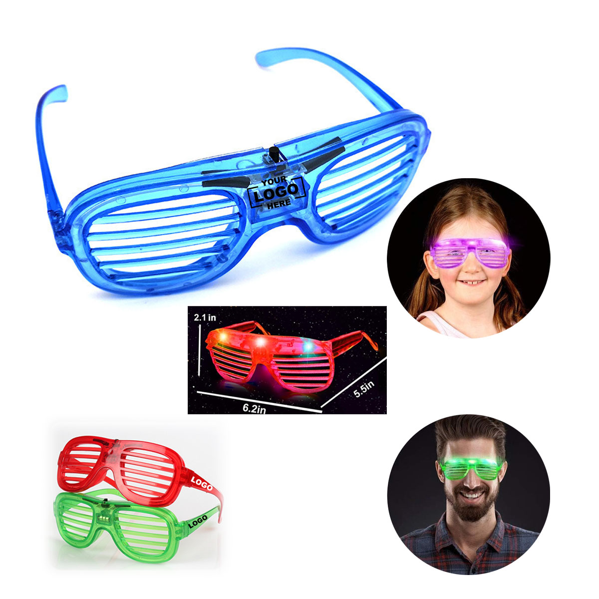 LED Shutter Shadeds Glasses 2
