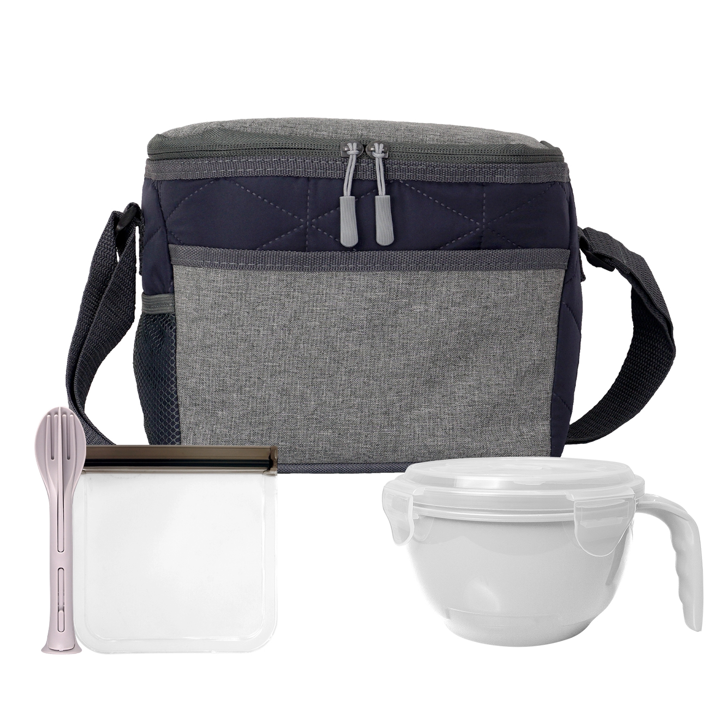 Quilted Noodle & Sandwich Cutlery Lunch Set 2