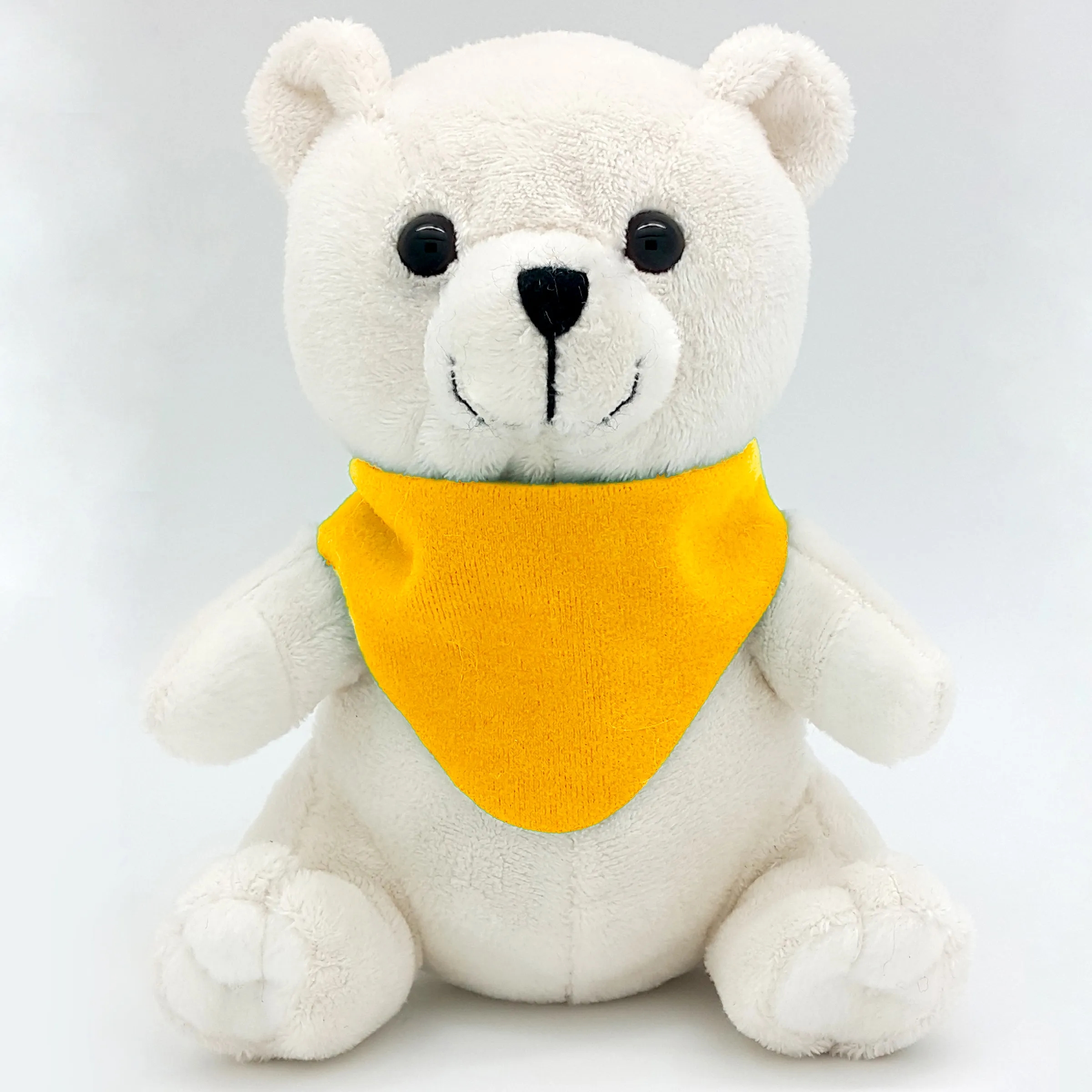 6" Beanie White Bear 16