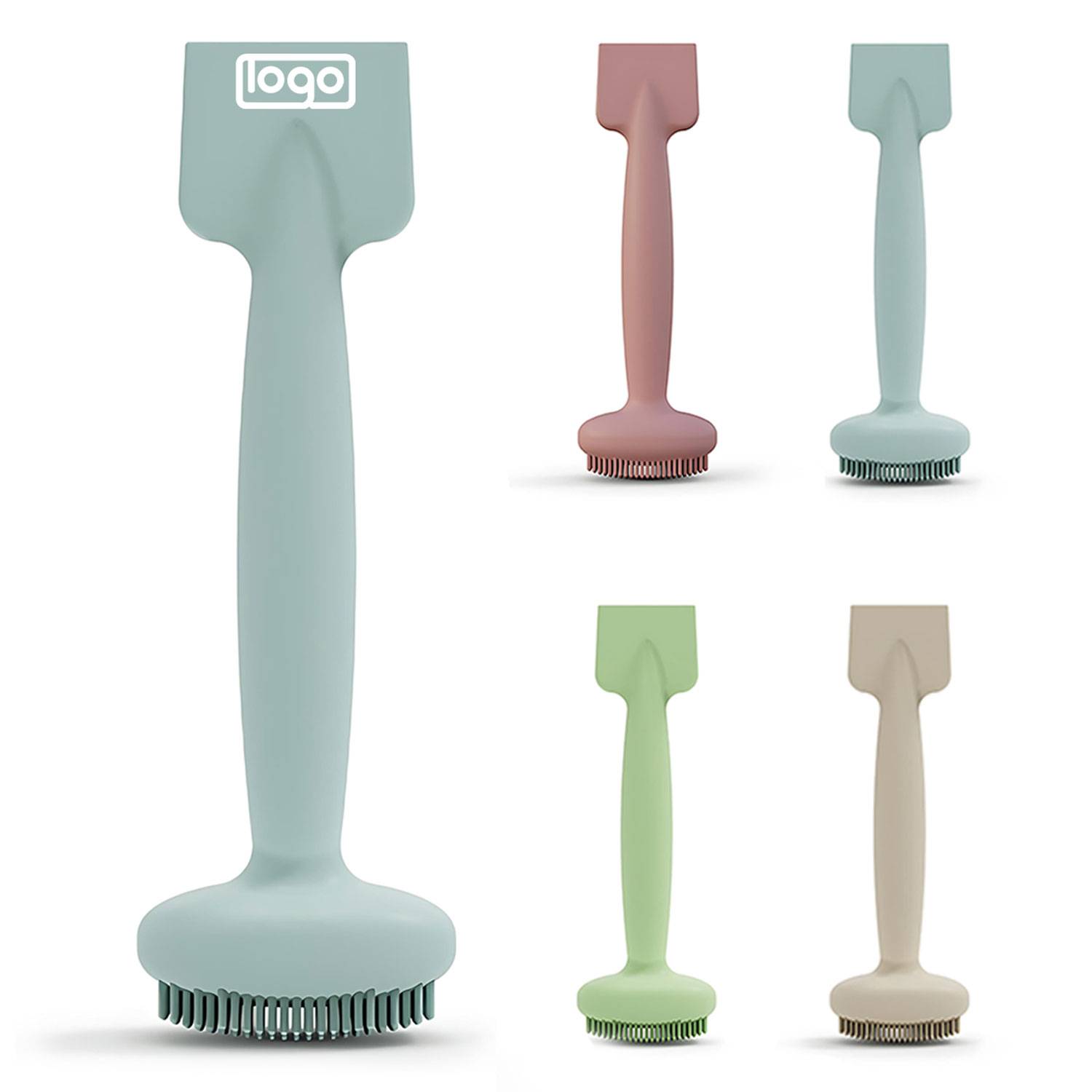 Silicone Dual-Head Facial Brush – Gentle & Deep Cleansing