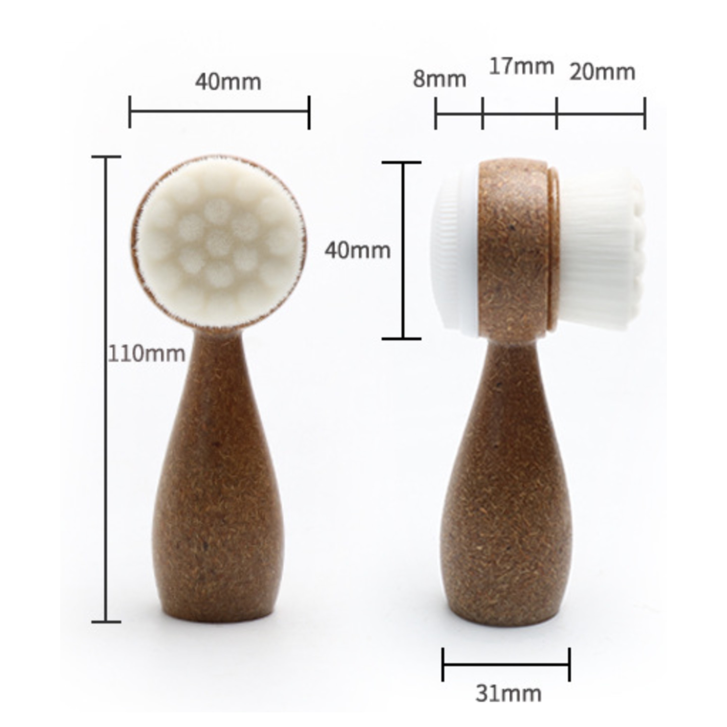 Coconut Facial Cleansing Brush 6
