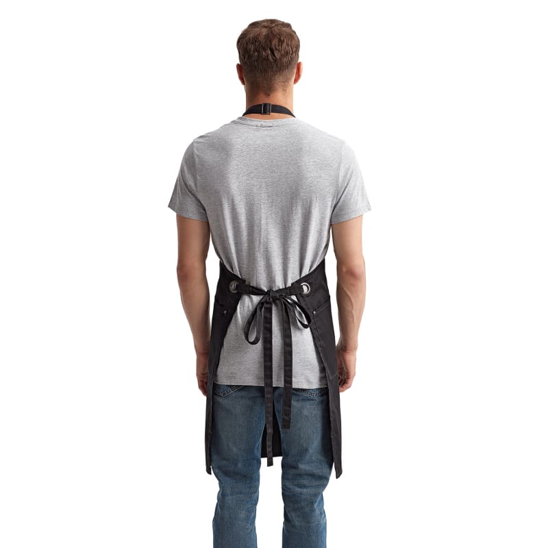 Artisan Collection By Reprime Unisex 'Barley' Contrast Stitch Recycled Bib Apron 20