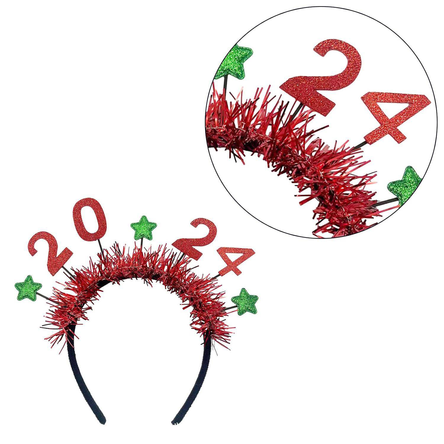 2024 New hoop holiday headband party digital headwear 6
