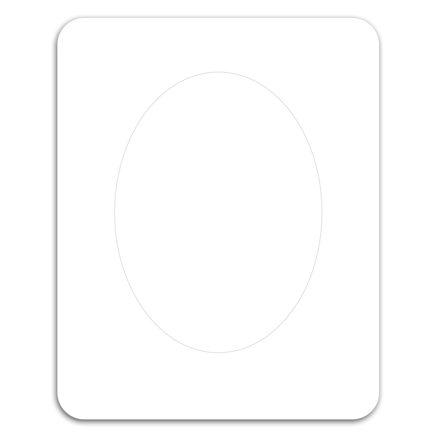Oval Punch Out Picture Frame Magnet 2