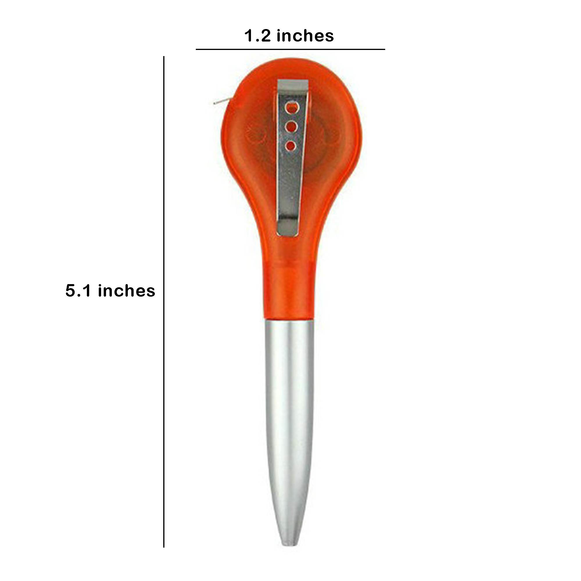 Retractable Tape Measure Ballpoint Pen with Logo 50pcs 4