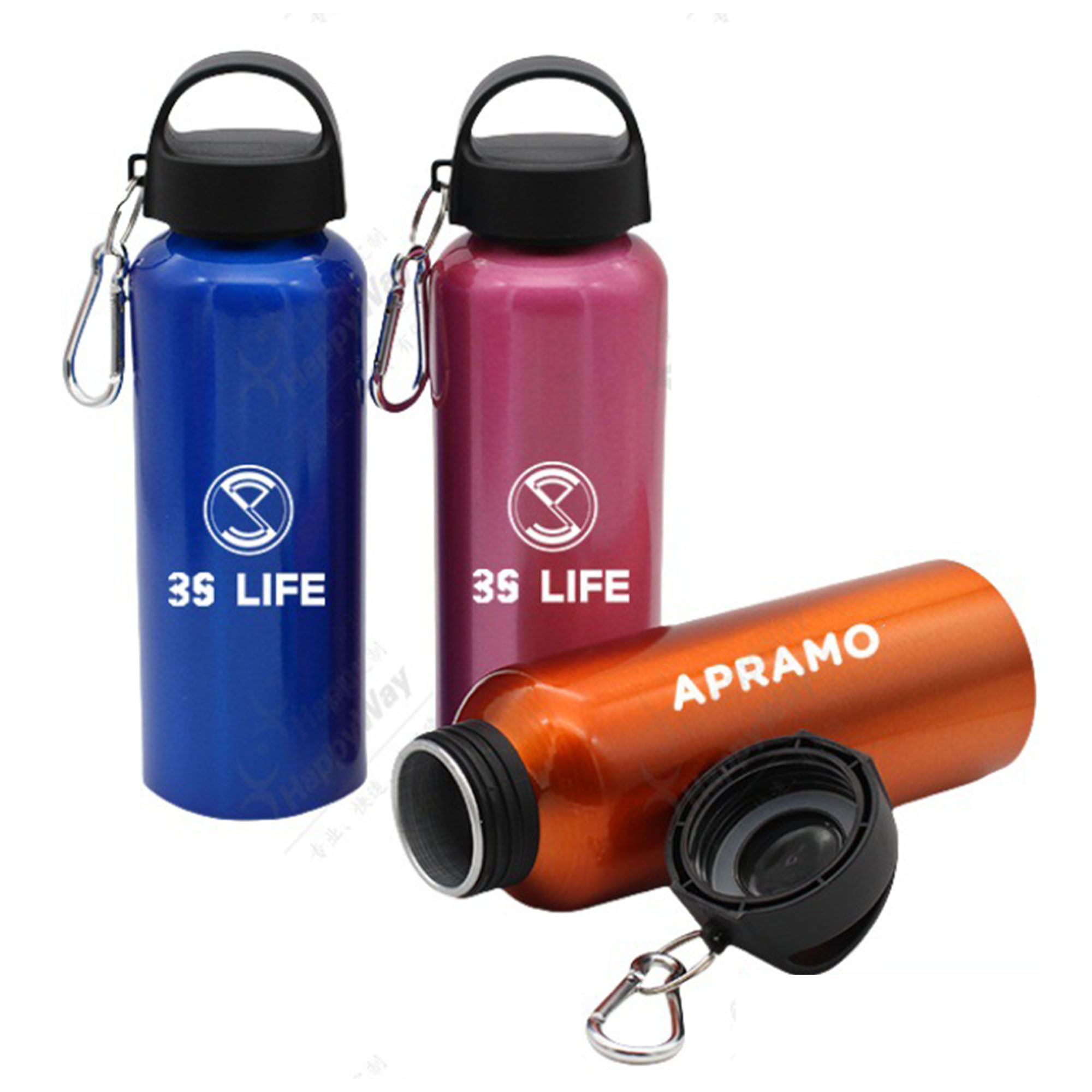 Aluminum Sports Water Bottle, custom water bottle with logo imprint 1