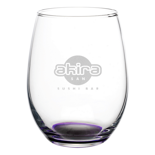 Liquid Lunch 15 oz Stemless Wine Glasses 62