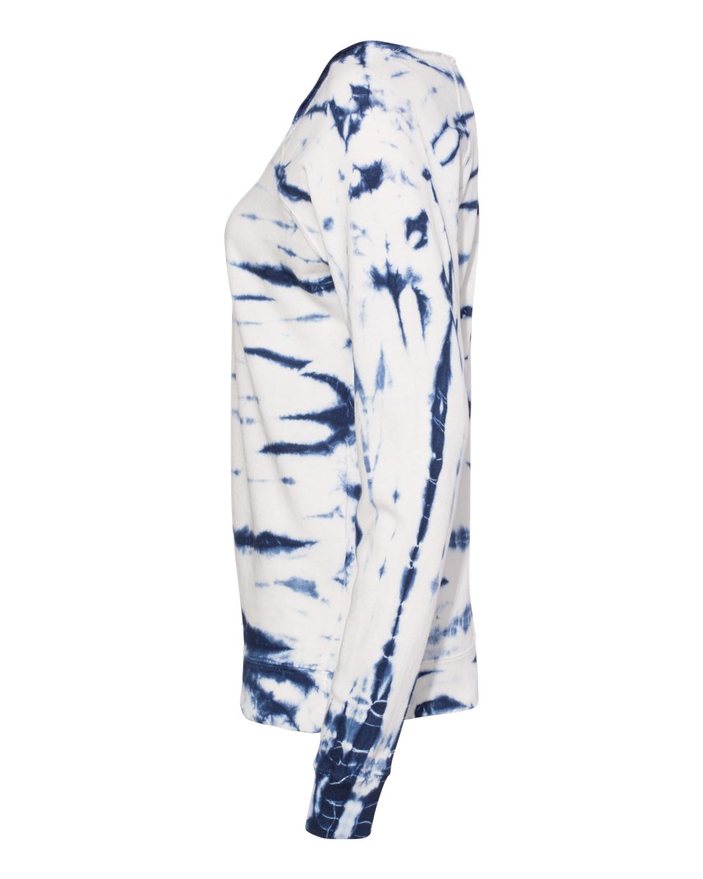 Women's French Terry Off-the-Shoulder Tie-Dyed Sweatshirt - W20173 5