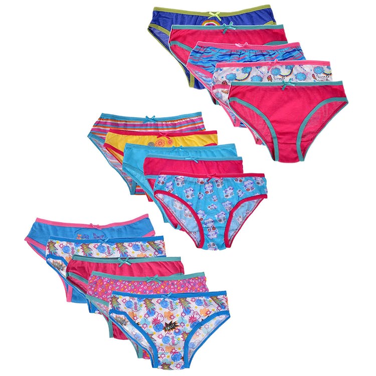 Toddler Girls' Panties - Printed 5 Pack Size 4T 2