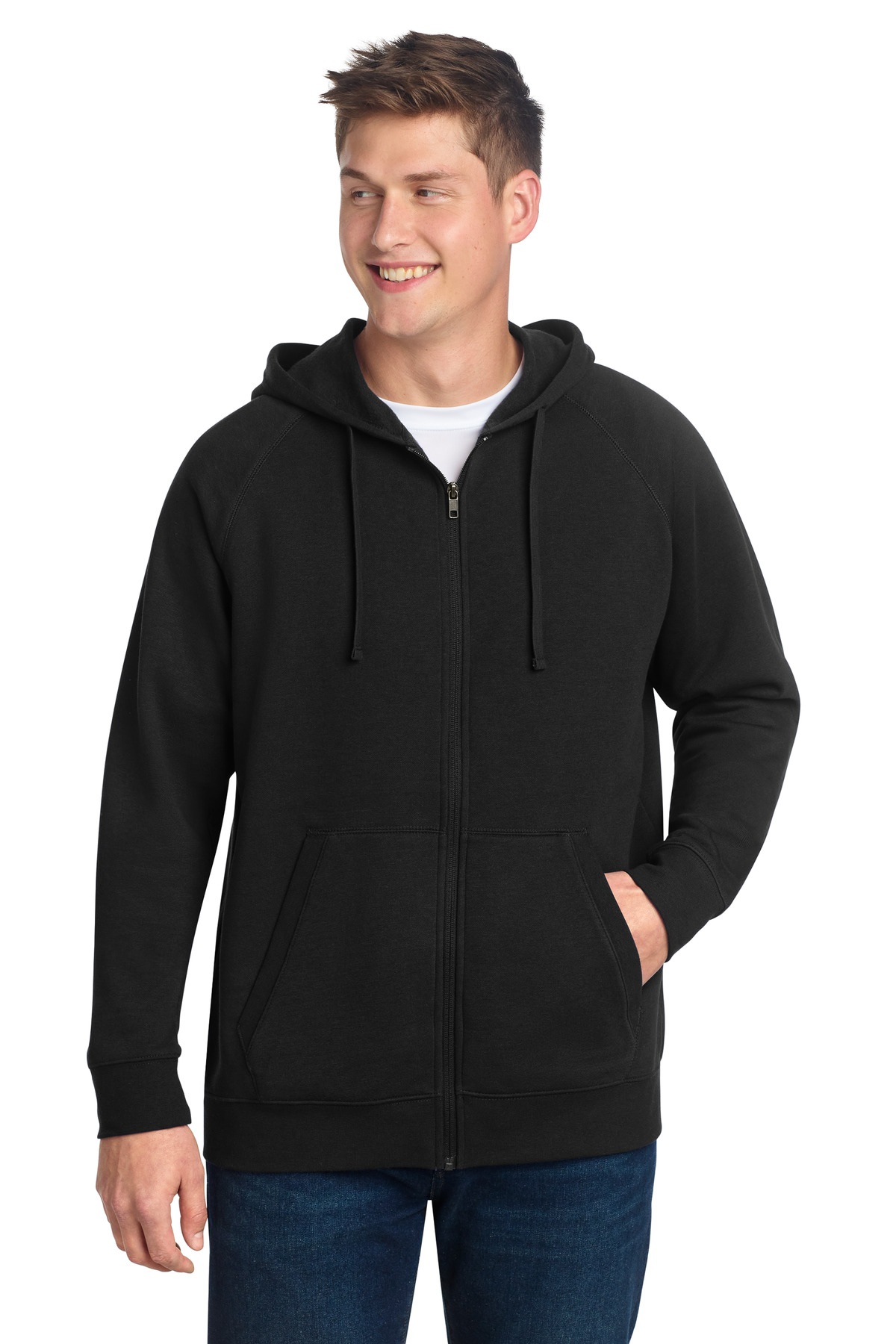 Sport-Tek Drive Fleece Hooded Full-Zip STF201 35