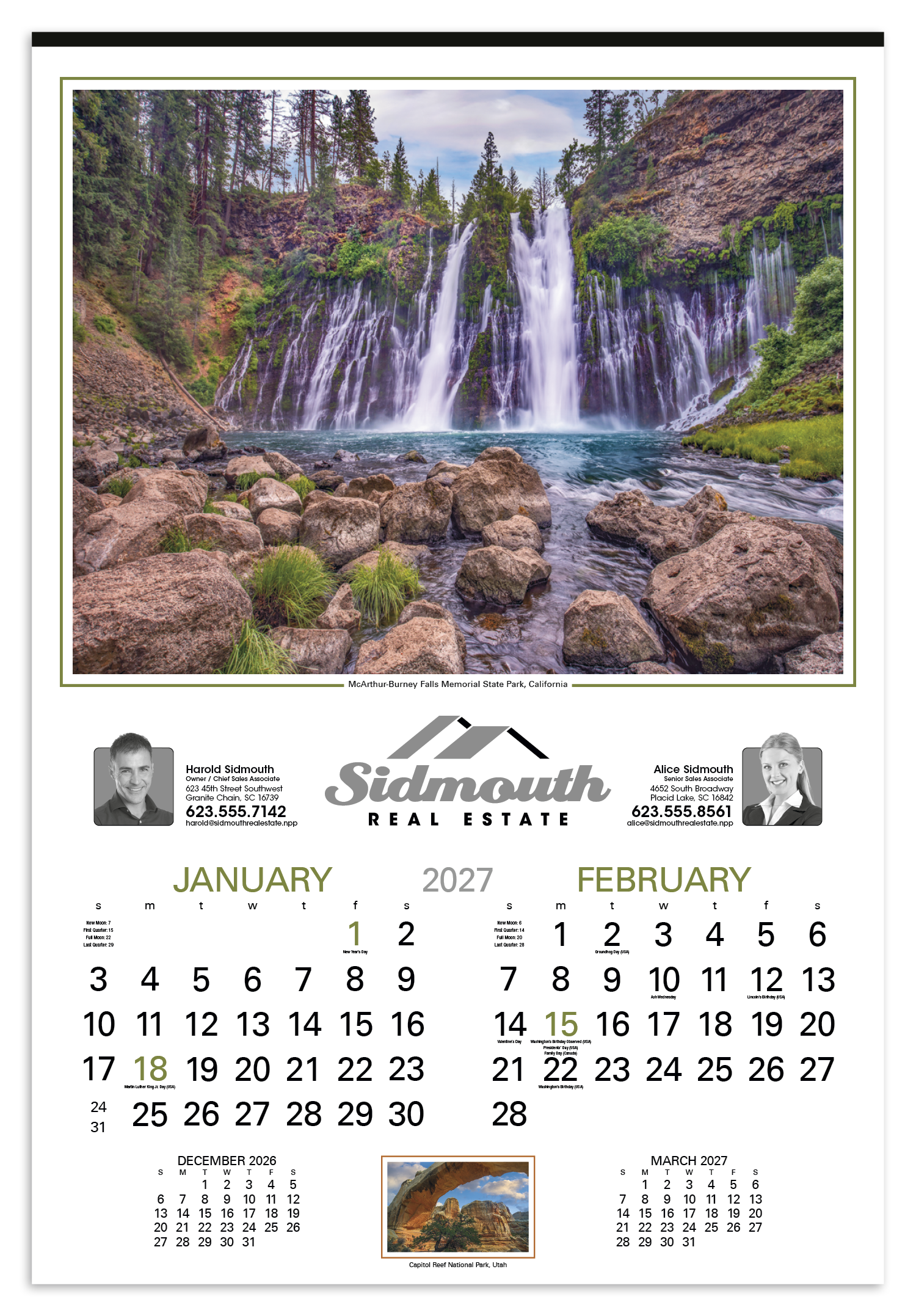 HotLine® Products Our Country® Executive Calendar 21