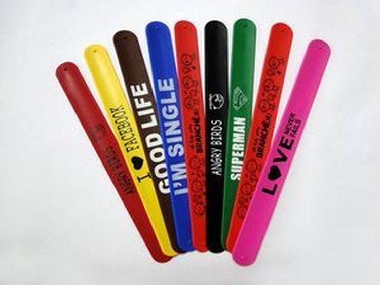 Silicone Slap Bracelet (8 7/16"x3/4") 2