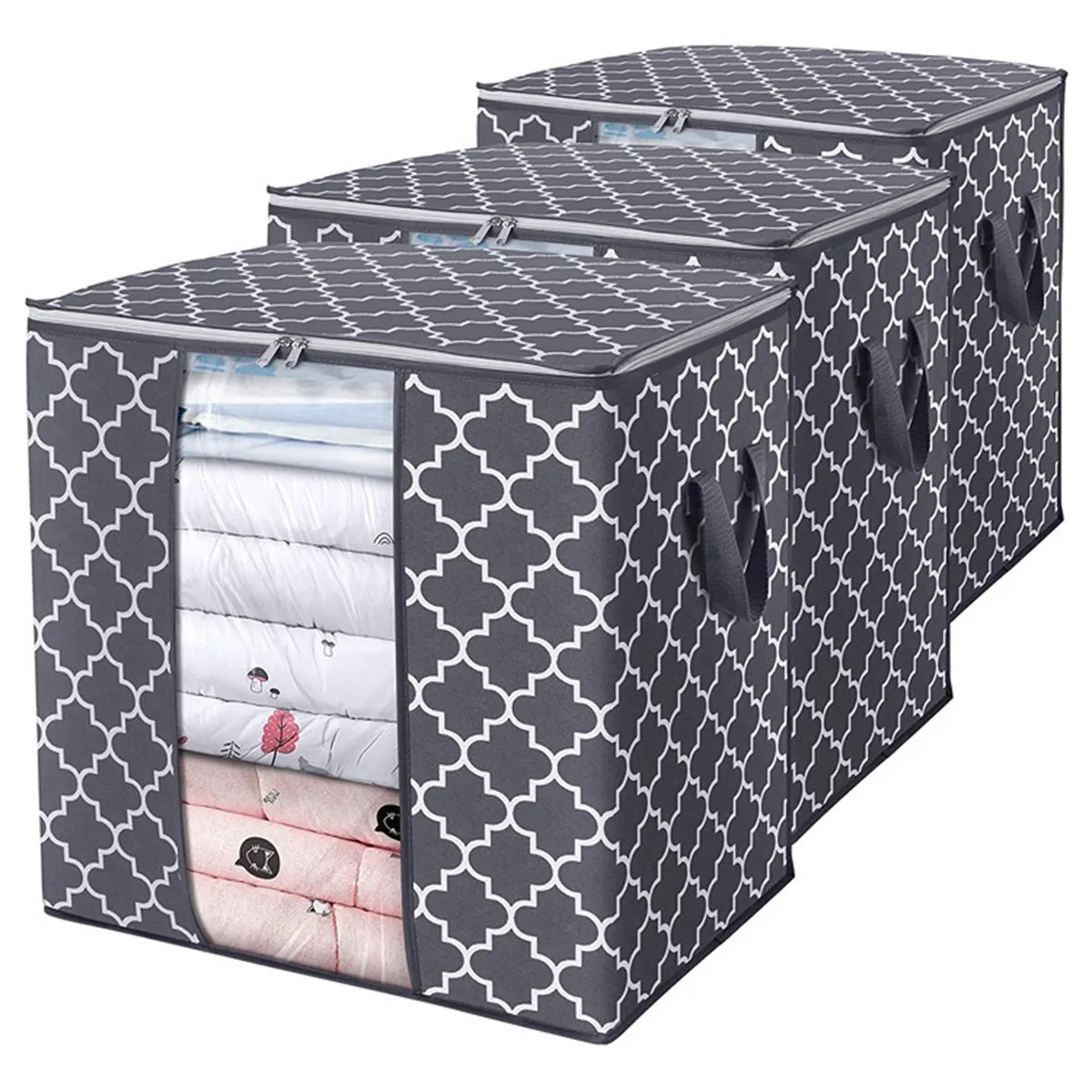 100 L Storage Bags Large Blanket Clothes Organization 3
