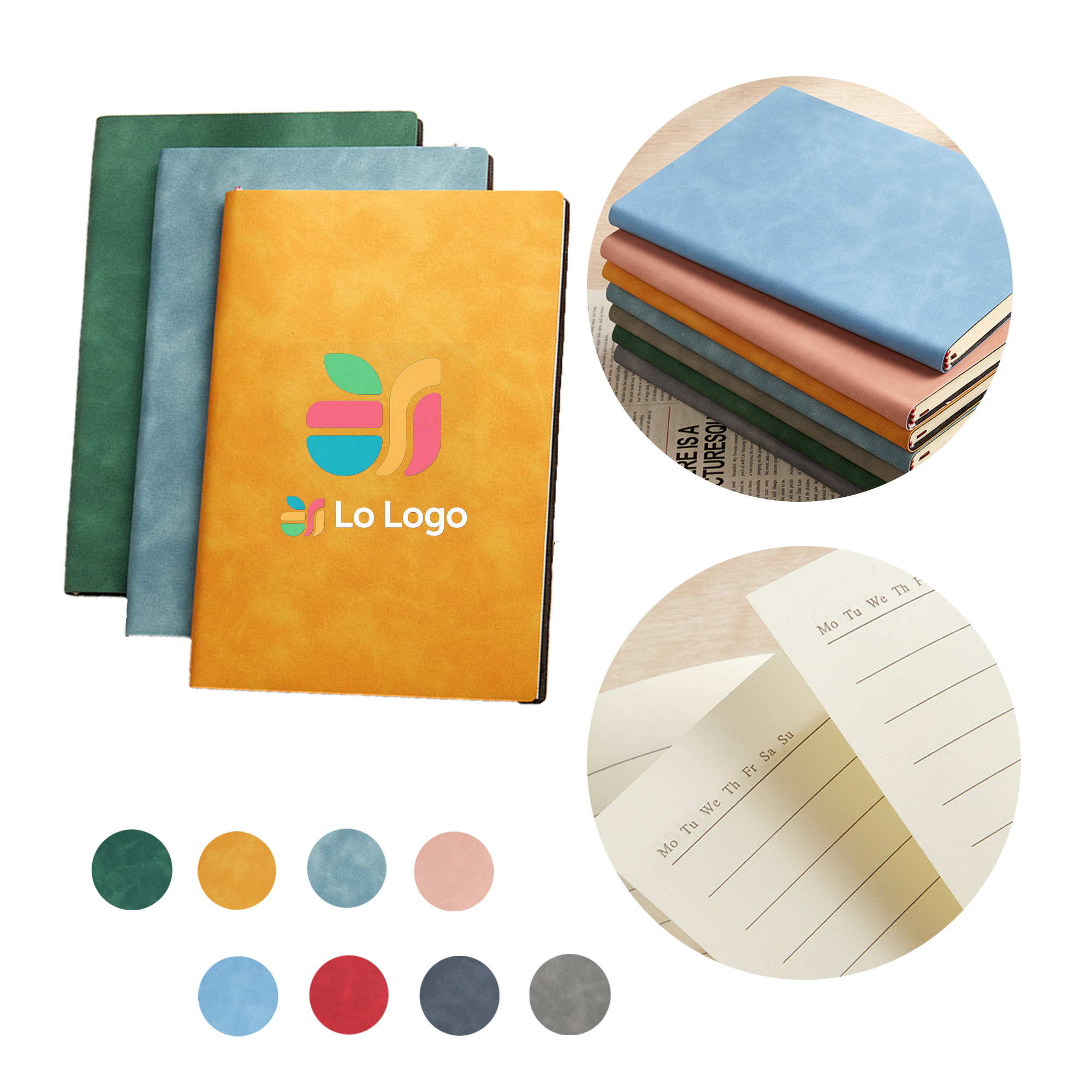 A5 PU Leather Cover Notebook 2