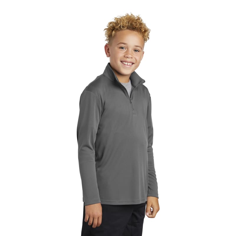 Sport-Tek Youth PosiCharge Competitor 1/4-Zip Pullover. 15