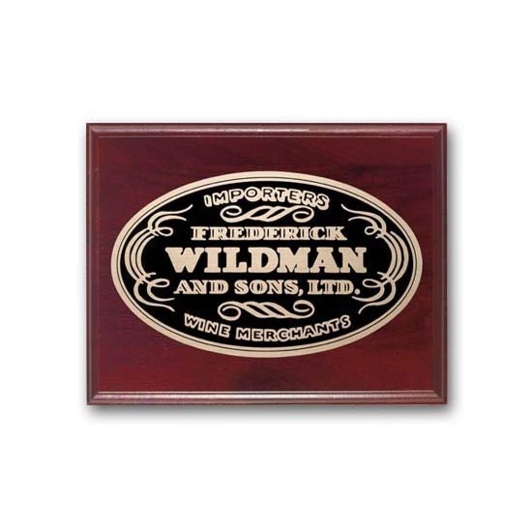 Etch/Oxidized Plaq - Mahogany 8