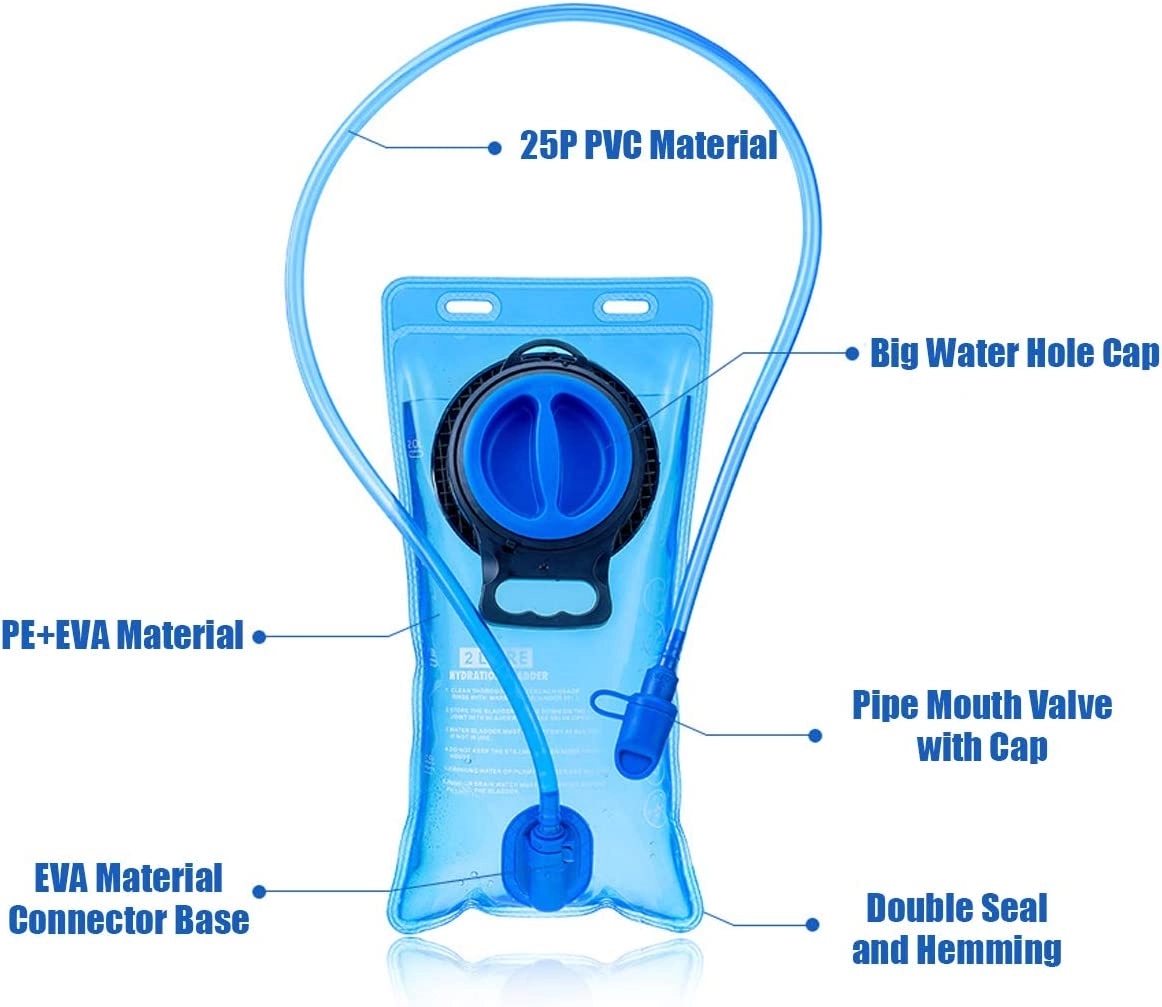 2 Liter Leakproof Water Storage Bladder Bag 5