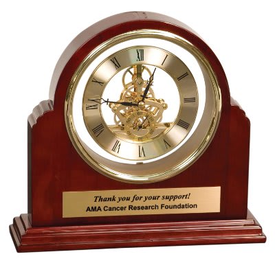 9 1/4" x 9" Grand Piano Step-Arch Clock 2