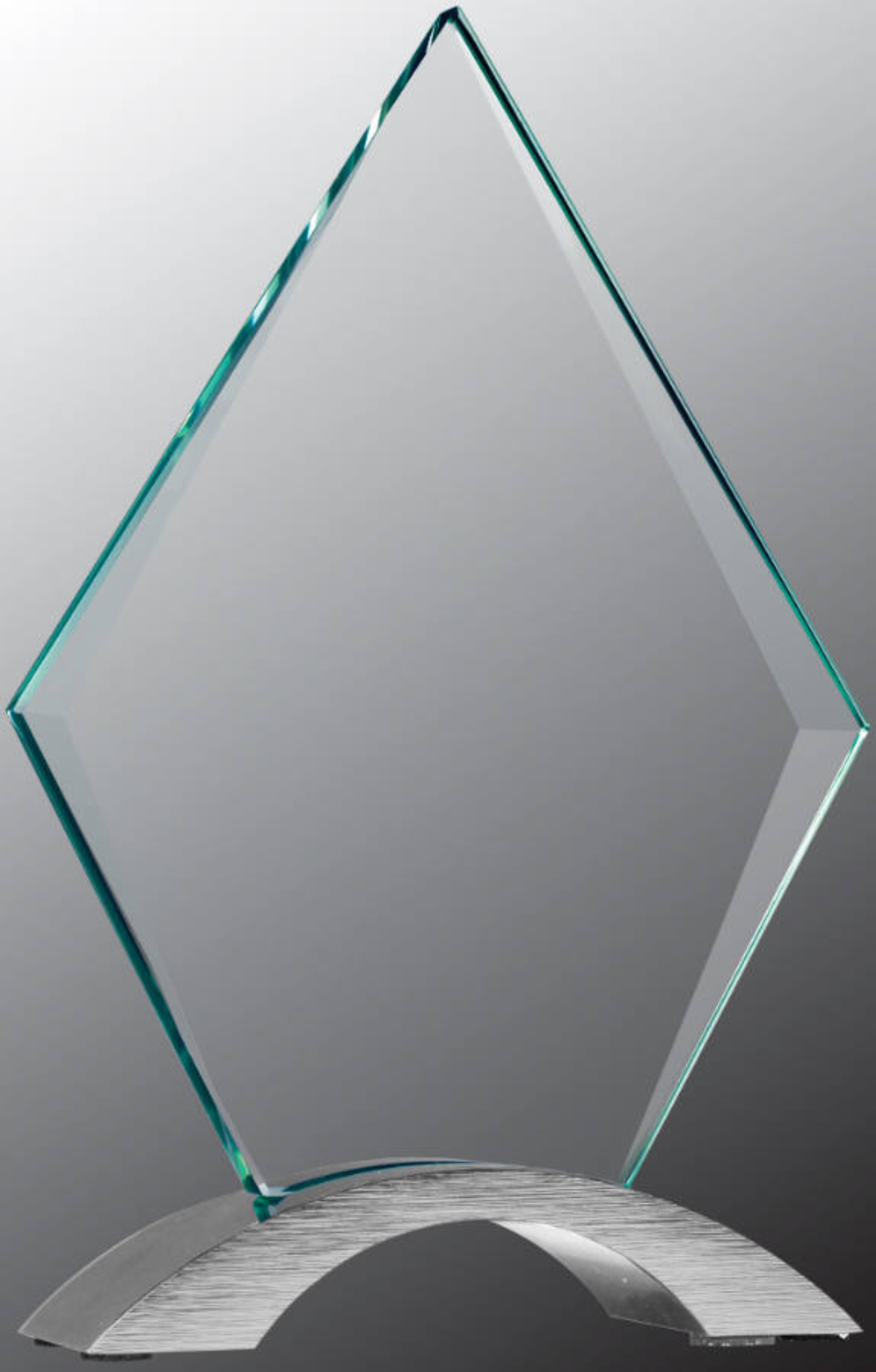 7 1/4" Diamond Cosmic Glass with Silver Base Award 3