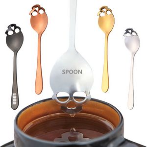Skull Skeleton Shaped Steel Spoon 24