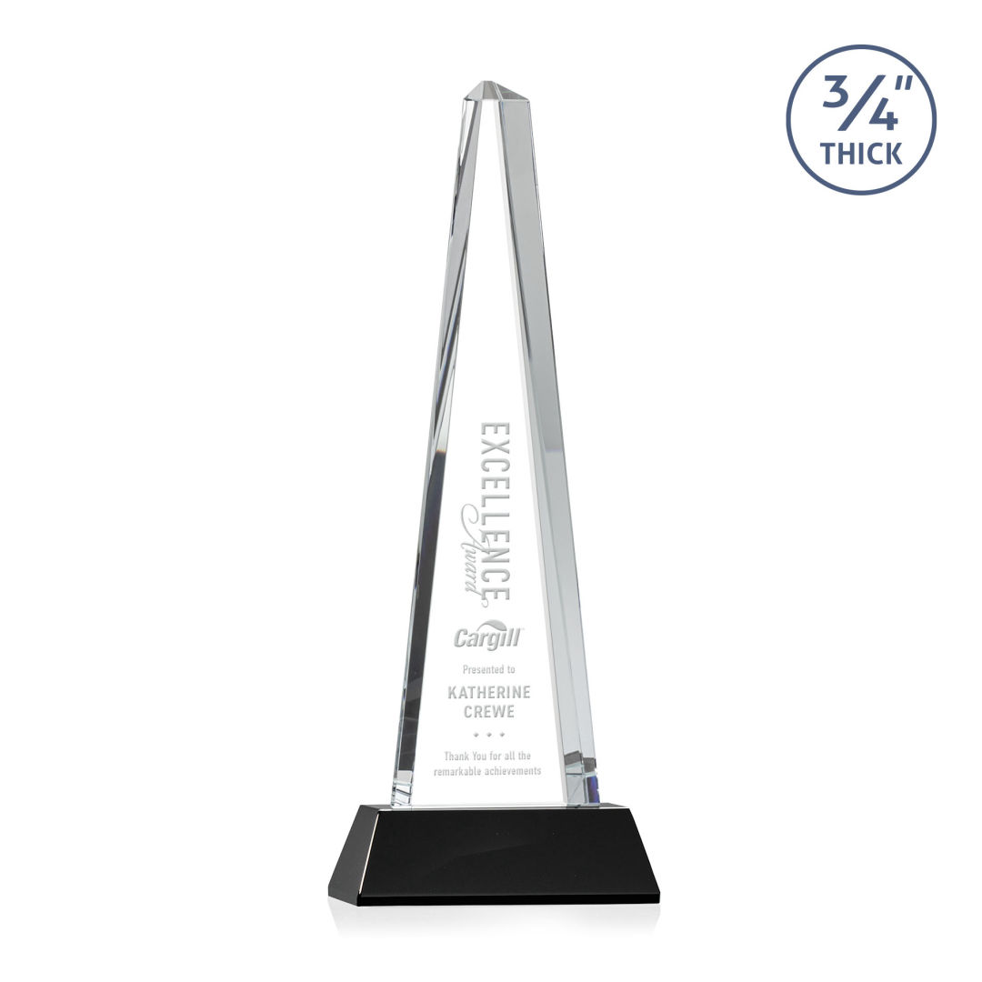 Majestic Tower Award on Newhaven Base - Black 12