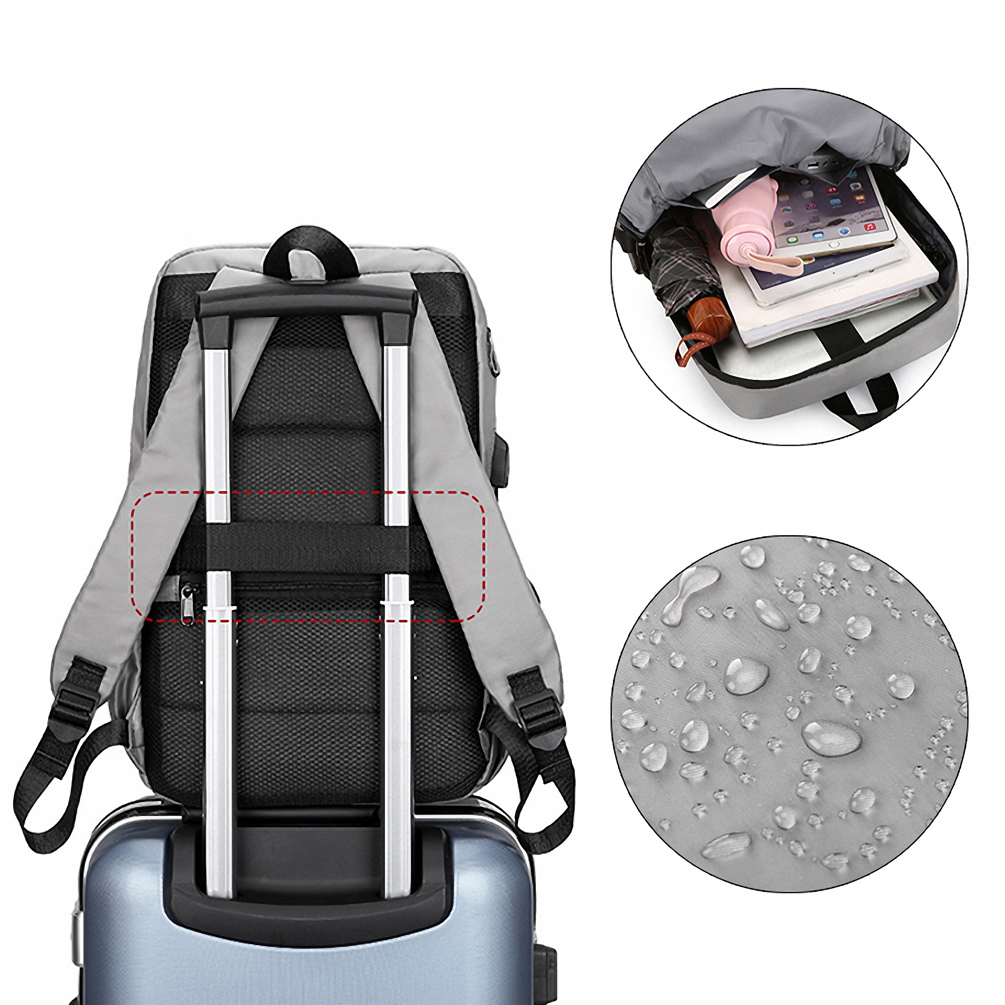 USB Charging Travel Backpack 2