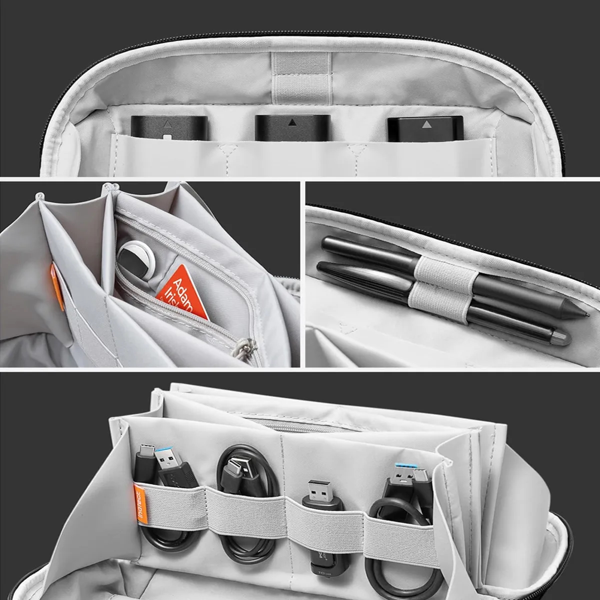 Durable Travel Hard Case Organizer With Dividers 5