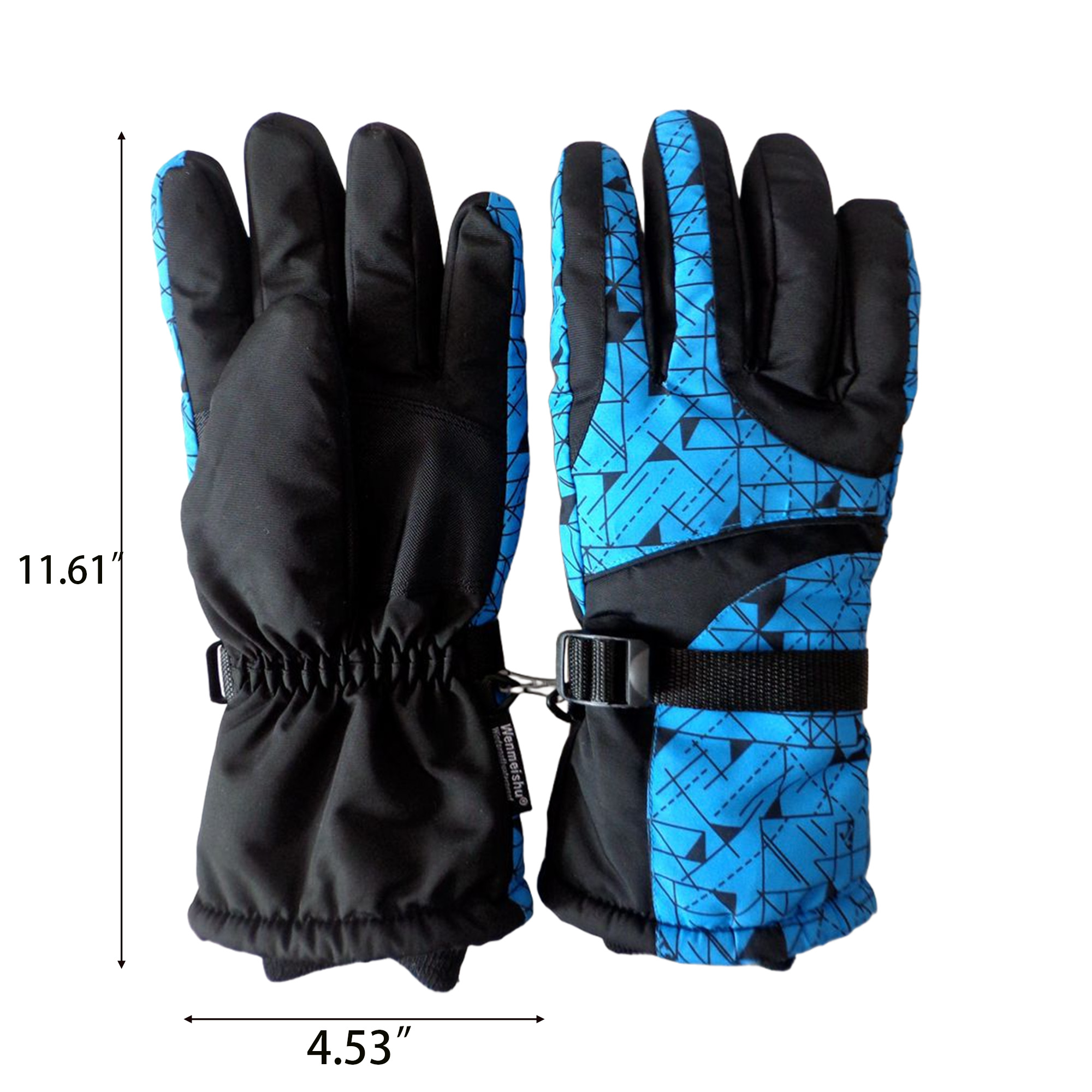 Outdoor Waterproof Touchscreen Custom Logo Snow Gloves 6