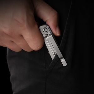 Versatile Multi Knife With Emergency Hammer Screwdriver Bits 15