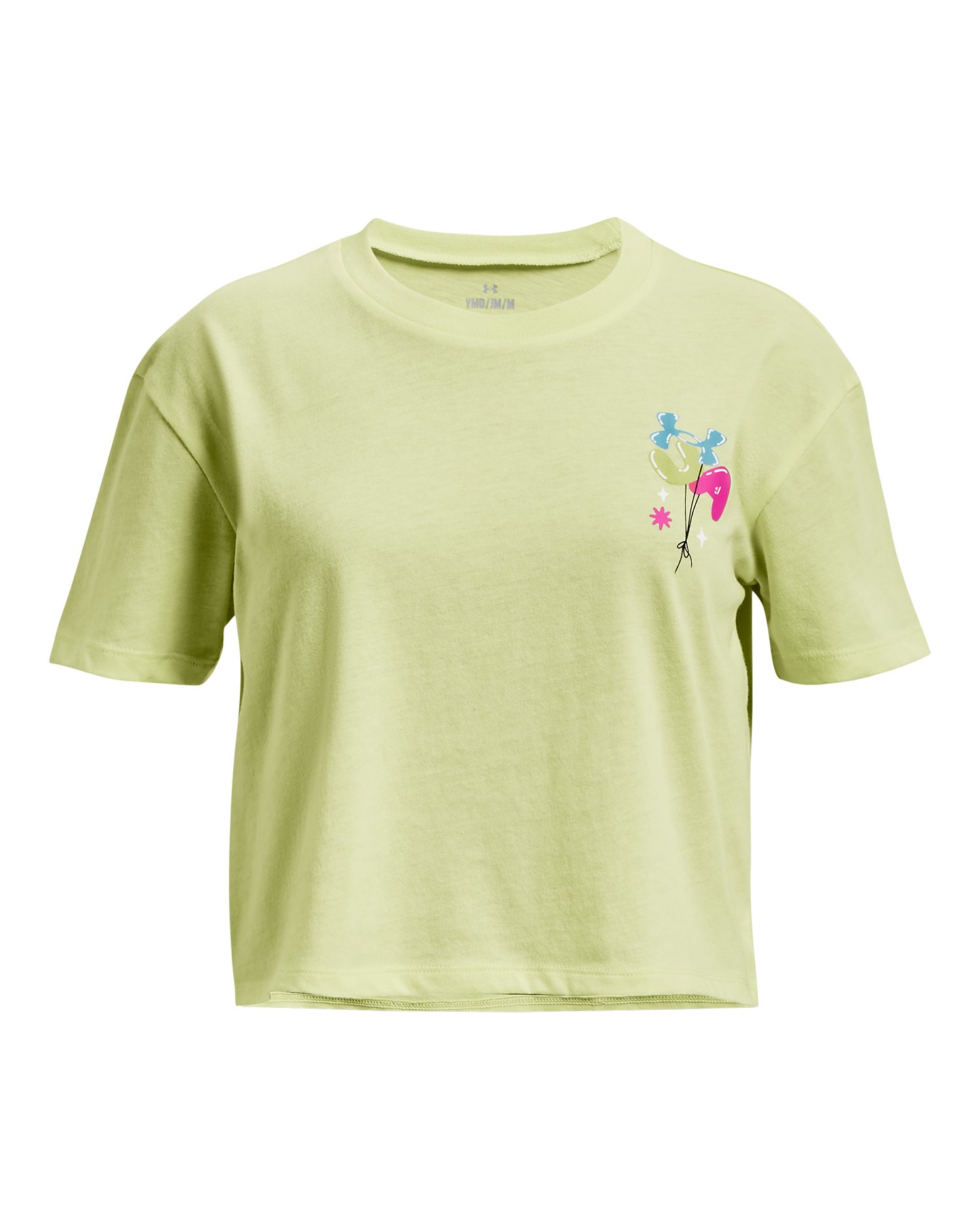 UA Sparkles Girls' Short Sleeve 3