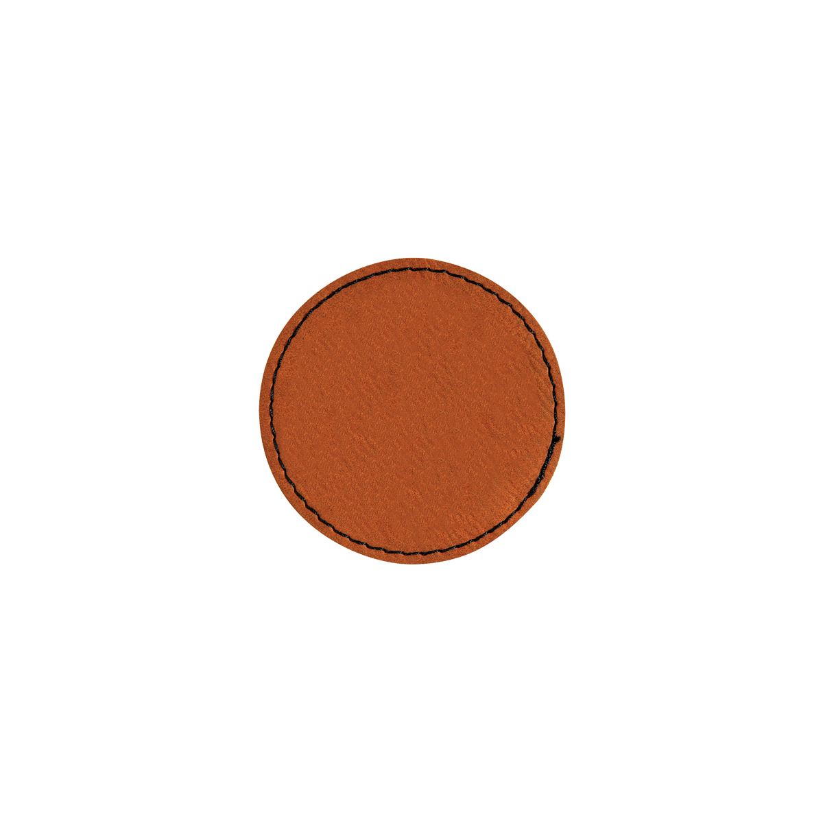 2" Rawhide Leatherette Round Patch with Adhesive 2