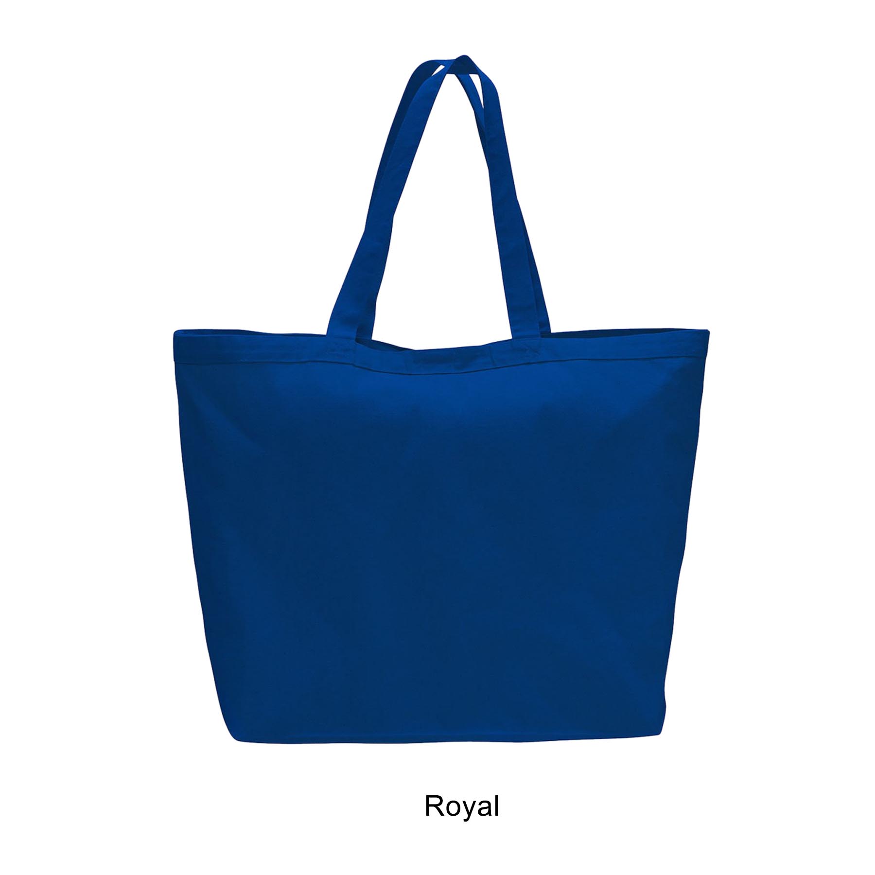 12 oz. 23"w Large Heavy Canvas Velcro Closure Tote Bag 3