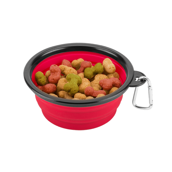 Collapsible Silicone Pet Bowl w/Carabiner 60