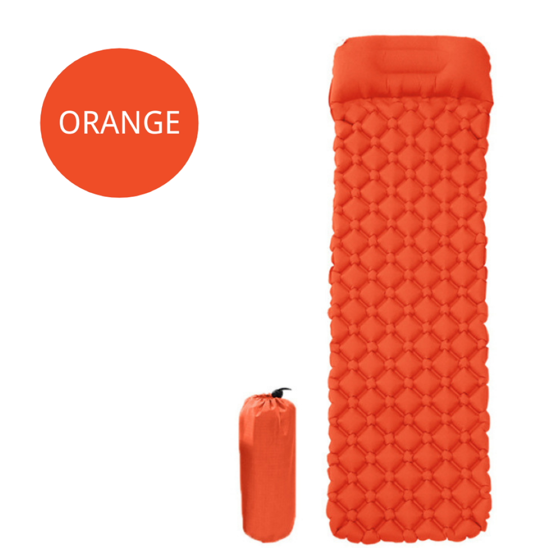 TPU Sleeping Mattress Inflatable Camping Mat With Pillow 10