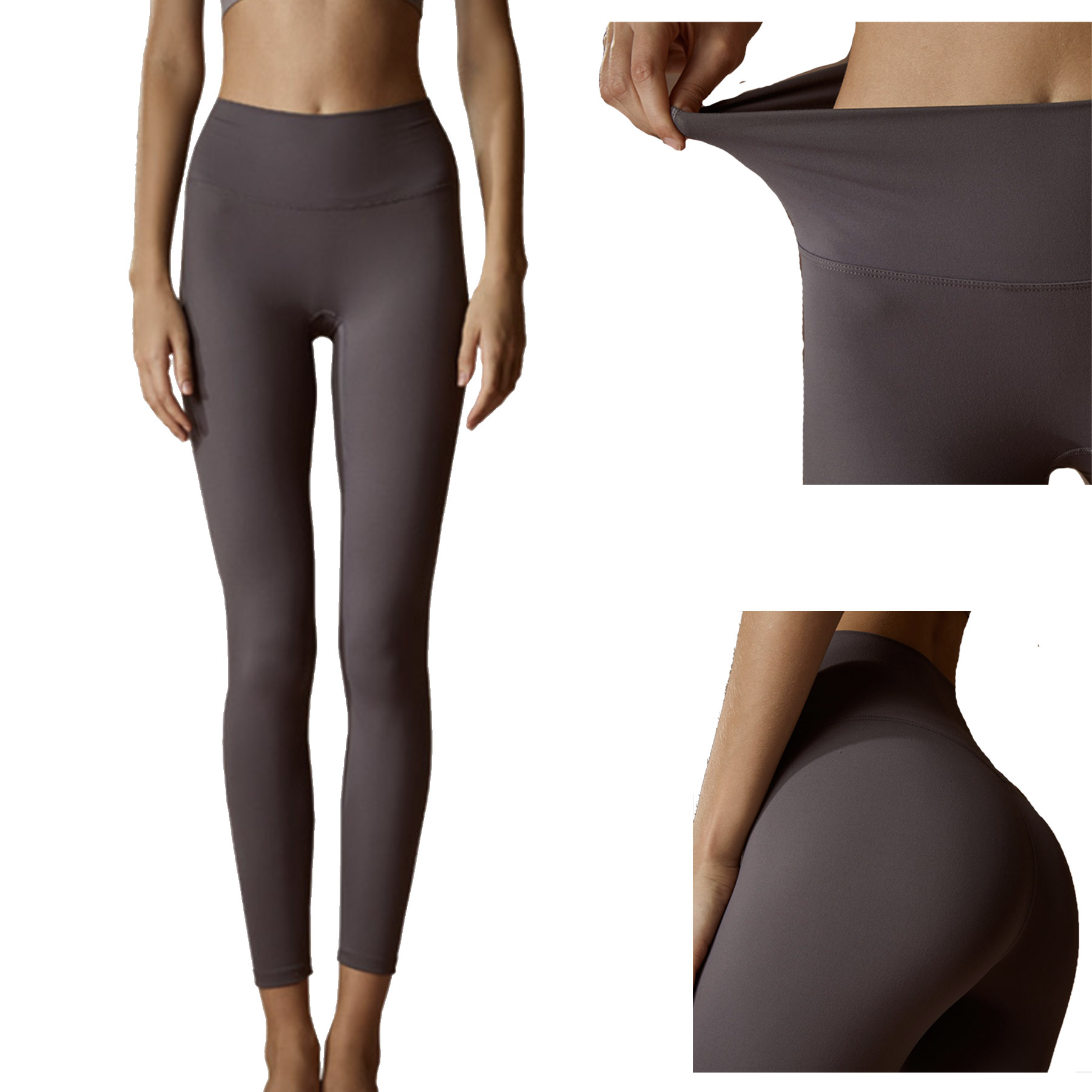 High Waist Yoga Leggings Workout Running 1