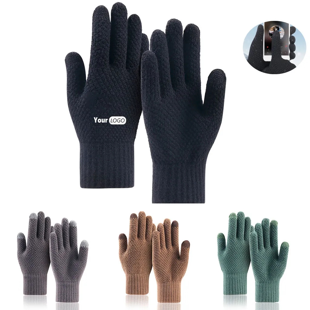Acrylic Touchscreen Winter Gloves 2