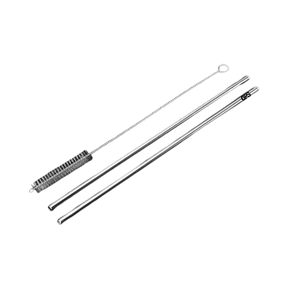 Straight Steel Straw/Brush