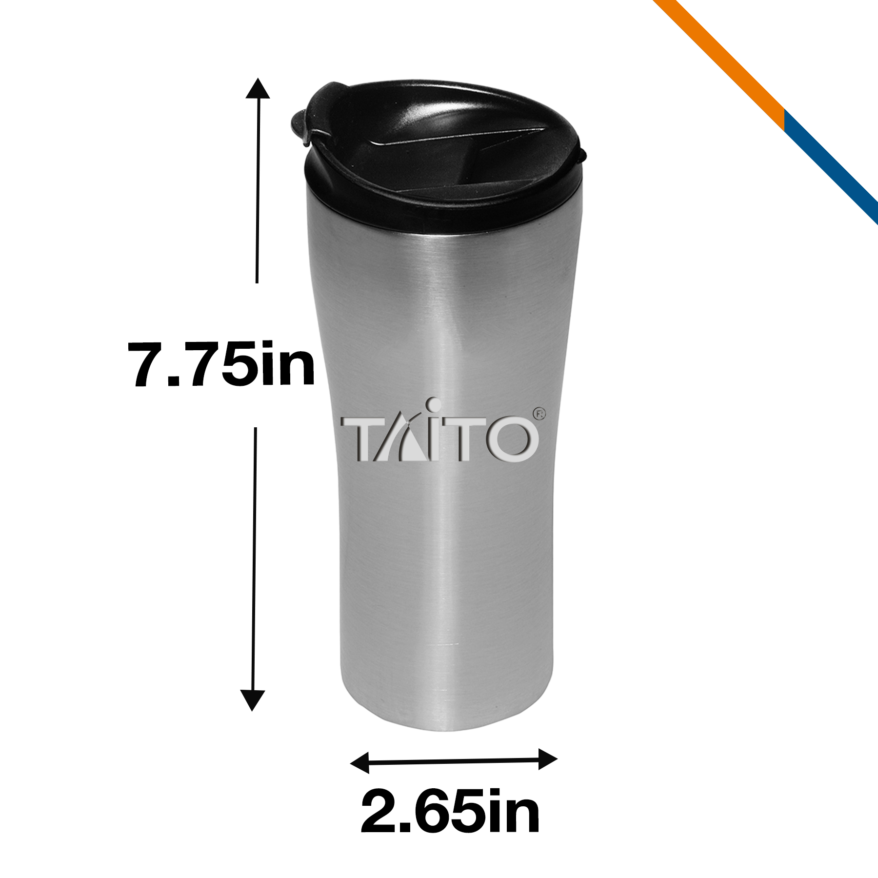Racing Stainless Steel Travel Tumbler - 16 OZ. 4