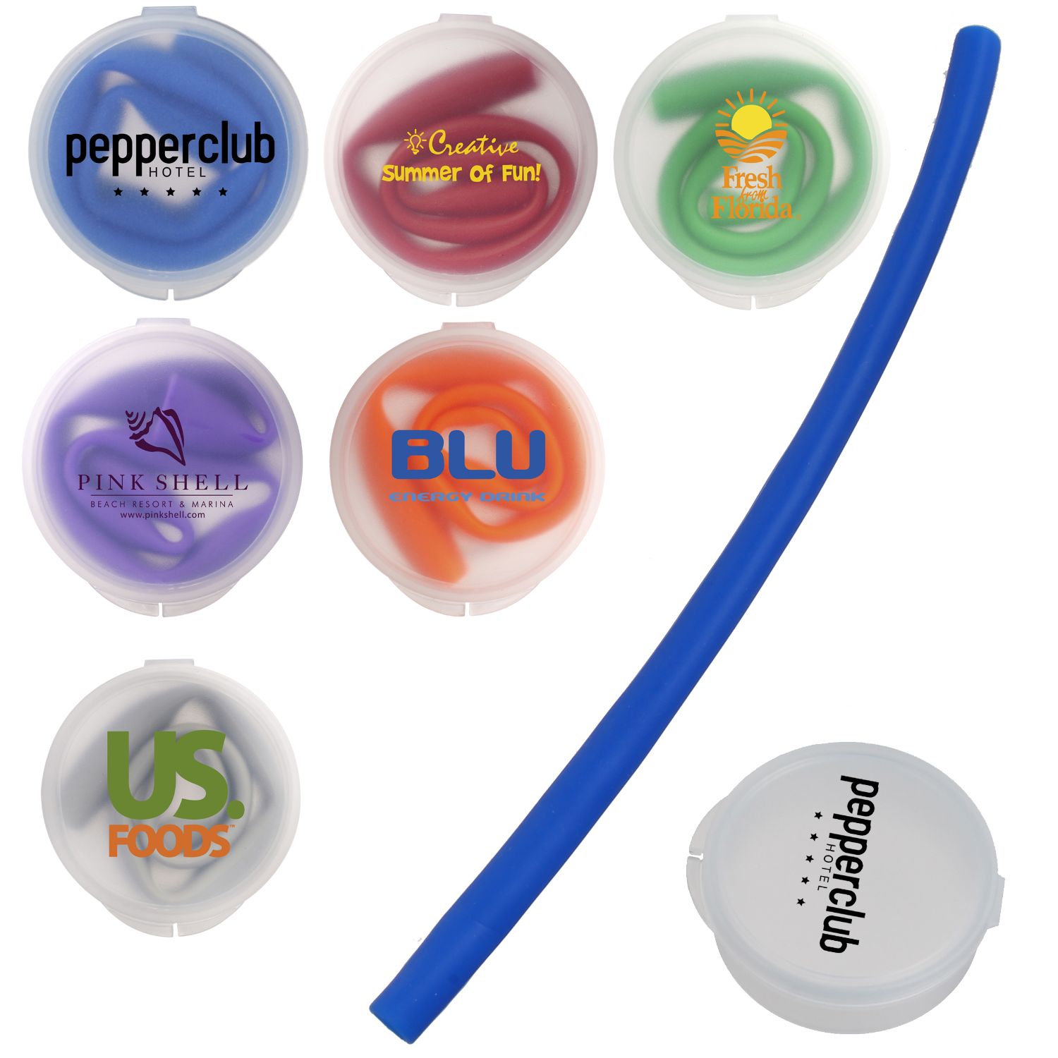 Silicone Straw w/ Case 4