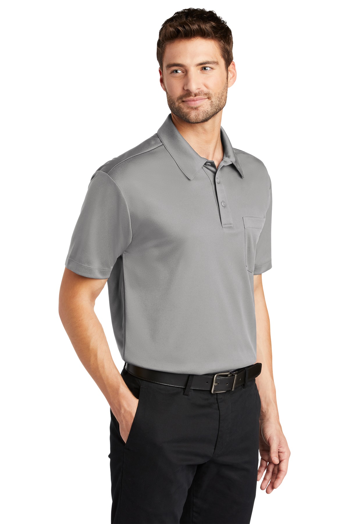 Port Authority Silk Touch Performance Pocket Polo. K540P 37